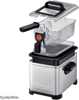 TEFAL Friteuse Filtre Pro Inox Design FR516110 4L d'huile