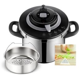 Seb cocotte minute clipso chef+ 10L 4programmes