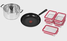 Tefal Meal Prep Titanium G737S325 Set 9 Pièces Induction