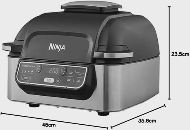 Ninja Foodi friteuse  Grill & Air Fryer 5 en 1 AG301