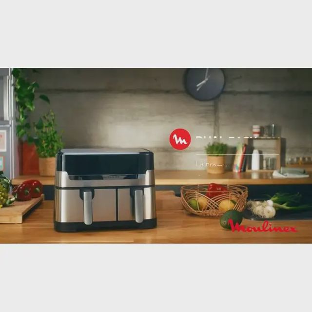 Moulinex Friteuse  air fryer  dual easy  fry & Grill 8,3 L