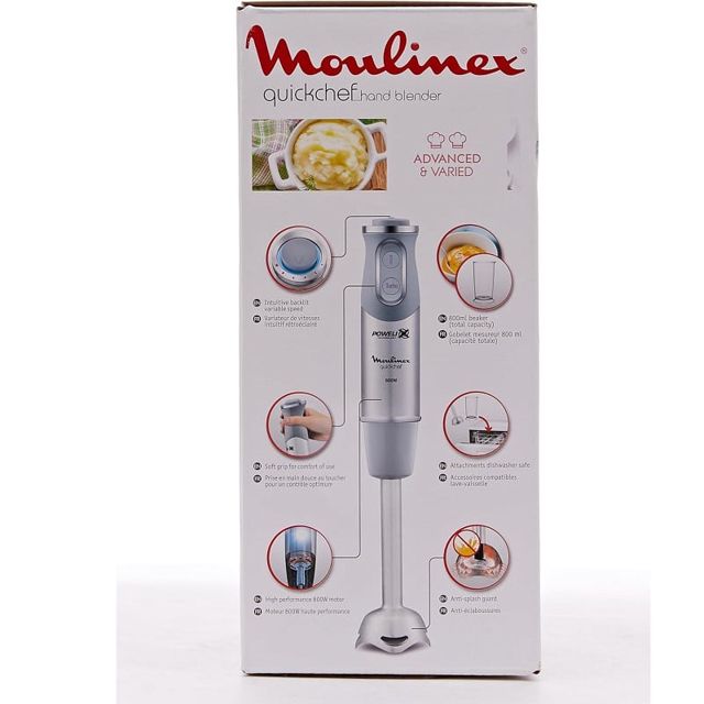 Moulinex bras mixeur plongeant 0.8 L 800 wDD650D10