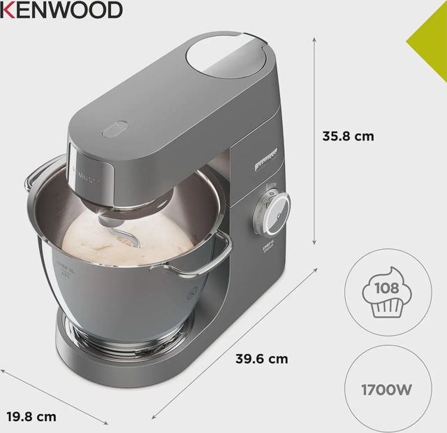 Kenwood pétrin chef xl titanium 6.7L 1700w  KVL8320S