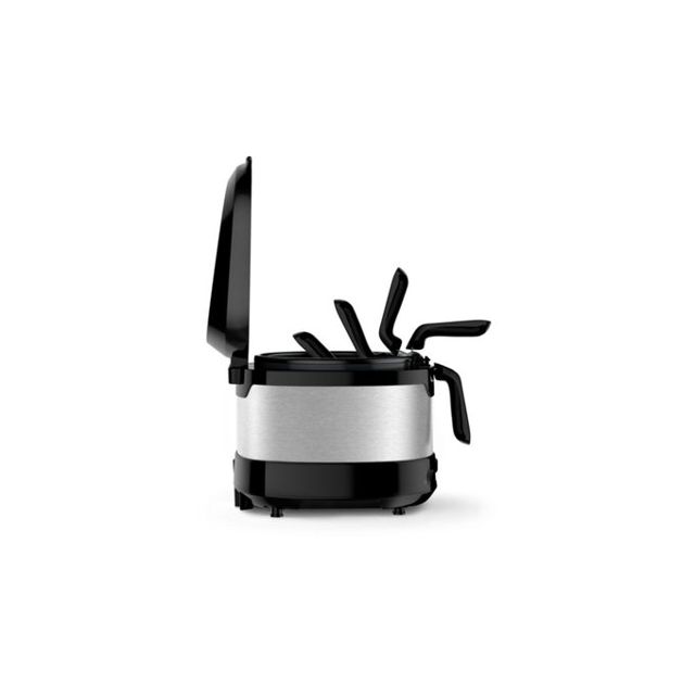 Moulinex friteuse à l'huile Uno 1kg Noir Gris Af215D10
