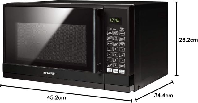 Sharp micro onde 10 power levels 20l R-20GHM-BK3