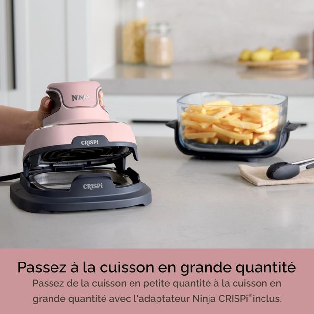 Ninja Crispi FN101PK Air Fryer Verre avec Couvercles
