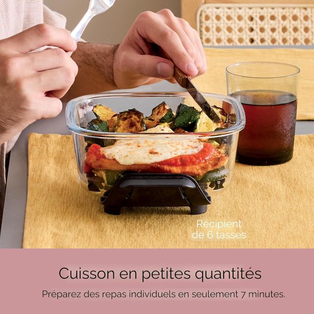 Ninja Crispi FN101PK Air Fryer Verre avec Couvercles
