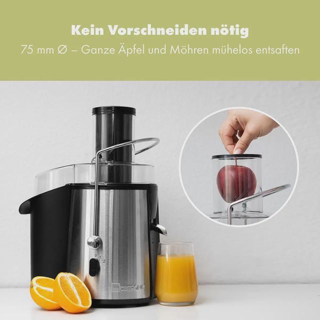 Centrifugeuse Clatronic AE 3532 Pro | 1000W 2 Vitesses