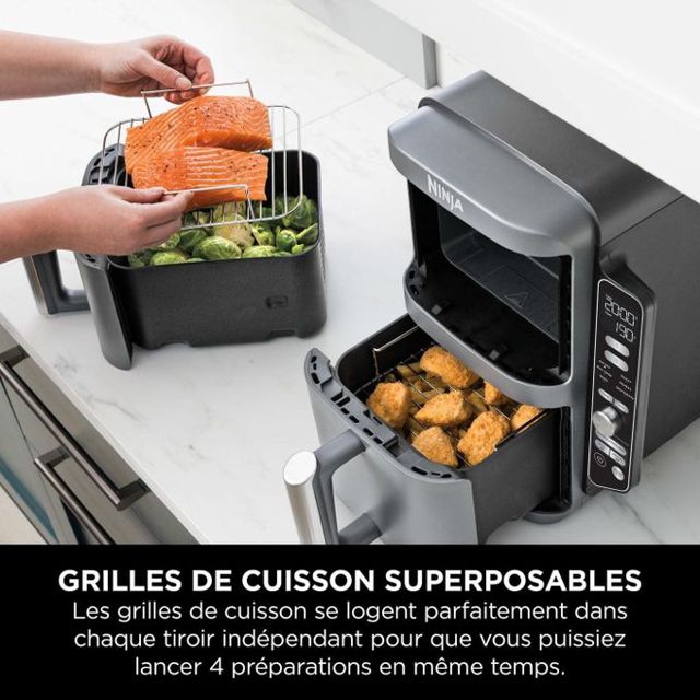 Ninja friteuse double zone verticale SL400EU