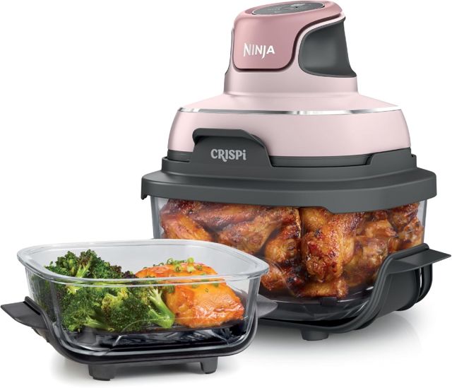 Ninja Crispi FN101PK Air Fryer Verre avec Couvercles