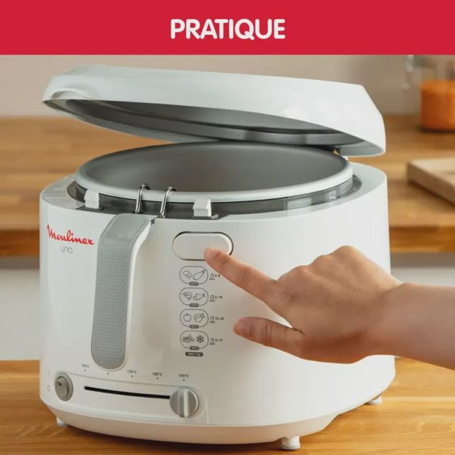 Friteuse a huile Moulinex fry uno 1.8L 1kg af203110